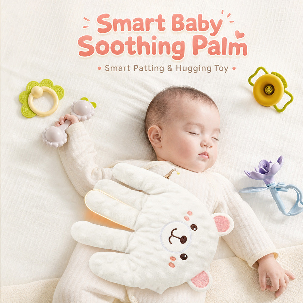 👶Smart Baby Soothing Palm – en leksak som klappar och kramar