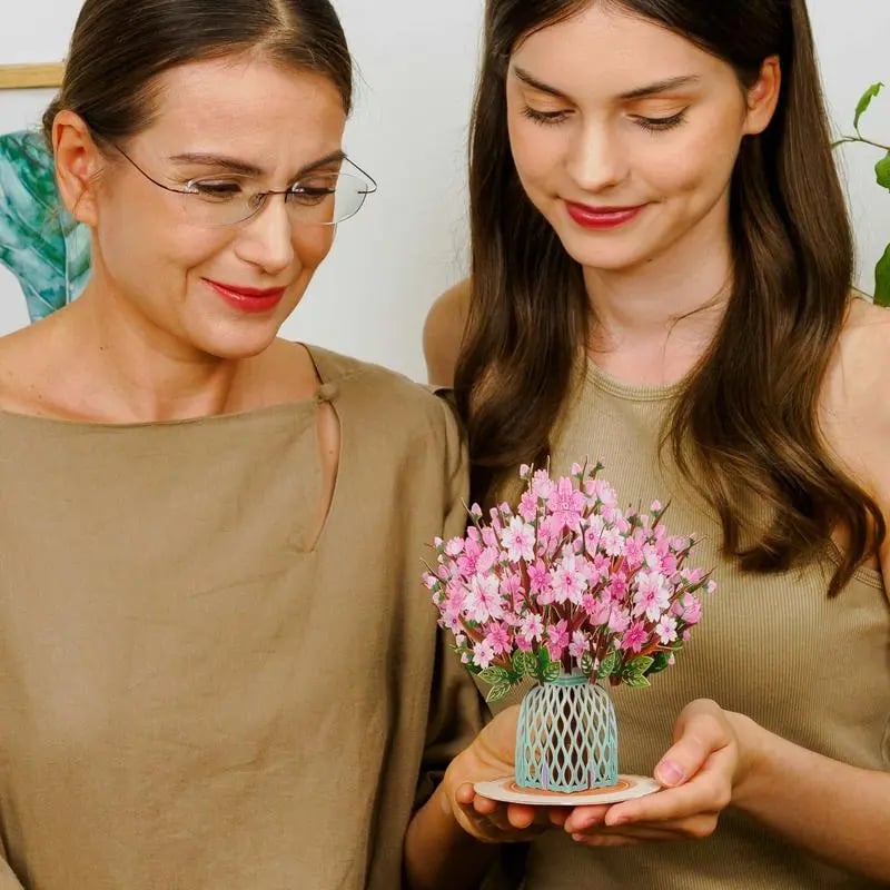 💌 Exklusivt till Alla hjärtans dag: 3D-popupkort med körsbärsblommor – det ultimata minnet för kortälskare ❤️