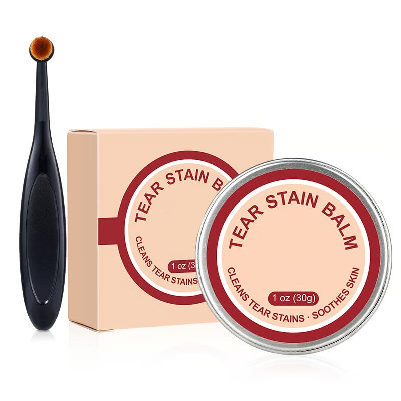 👀✨PET tårfläcksskyddande kräm & borstset 🐱🐶 för hundar och katter