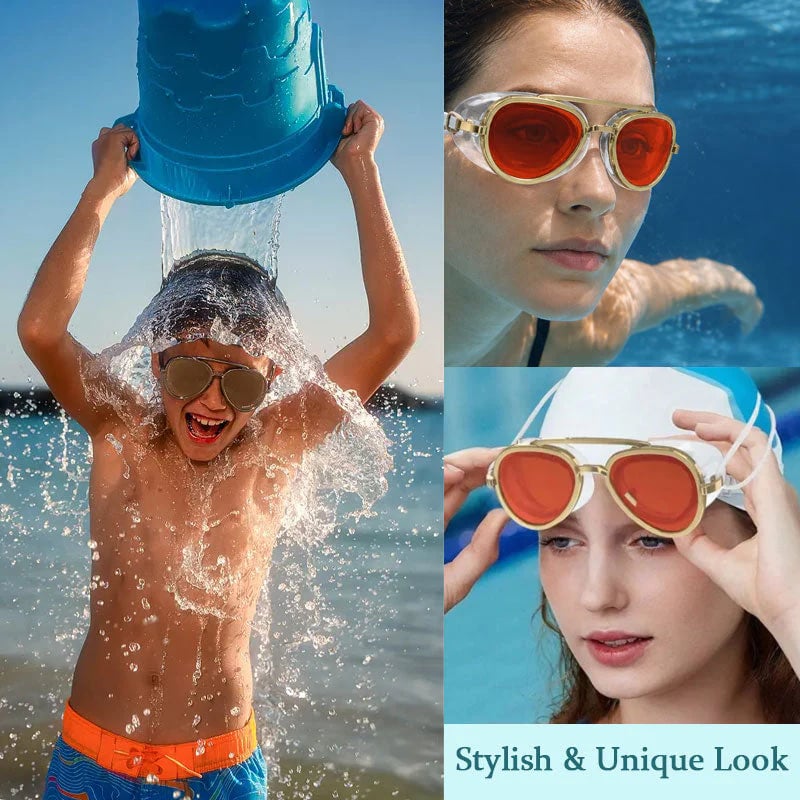 🏖️🏝️ Anti-imma UV400 reflekterande badglasögon – Snygga solglasögon för sommaren🔥