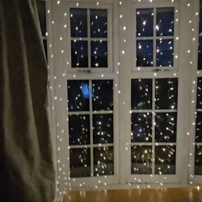 🎁Tidig julrea 49 % rabatt🎅LED-ljusslinga, USB-driven LED-ljusgardin för presentförpackning