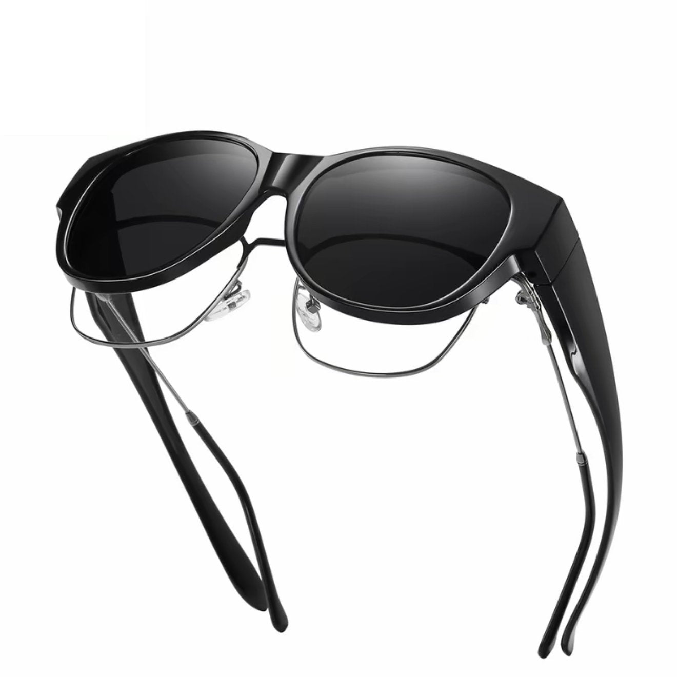 🕶 Nya solglasögon i cat-eye-modell i extra stor storlek, med polariserade glas och UV400-skyd