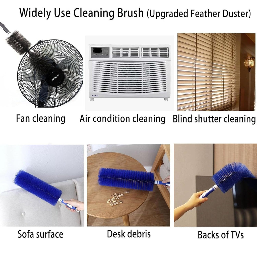 🌀 Flexibel dammborste för fläktar – rengöringsborste för fläktar som inte behöver demonteras