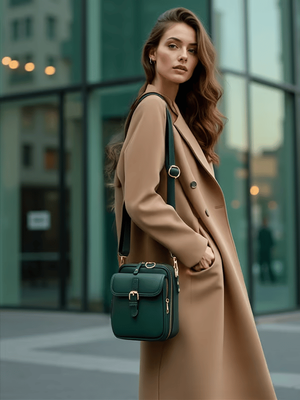 🏆NYÅRSREA 49 % RABATT👍🔥 Crossbody-väska i läder