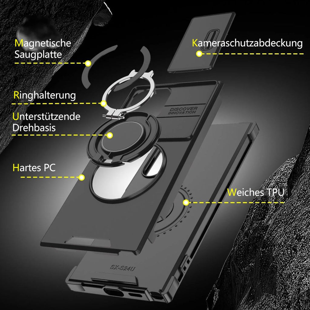📱Premium-skyddsfodral med stativfunktion för Samsung Galaxy S-serien