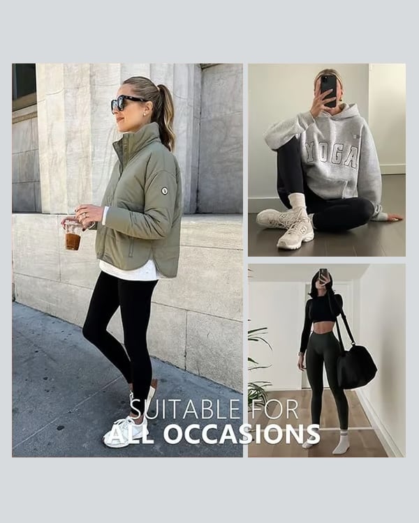 🔥Enfärgade träningsleggings för damer