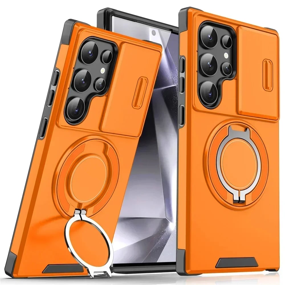 📱Premium-skyddsfodral med stativfunktion för Samsung Galaxy S-serien