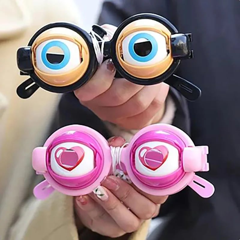 🎉🎉🤣Roliga glasögon med blinkande ögon