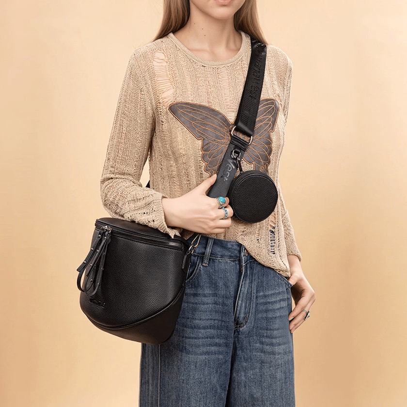 🔥🍂2026 NYHET👜 Stora fanny pack-väskor med axelrem