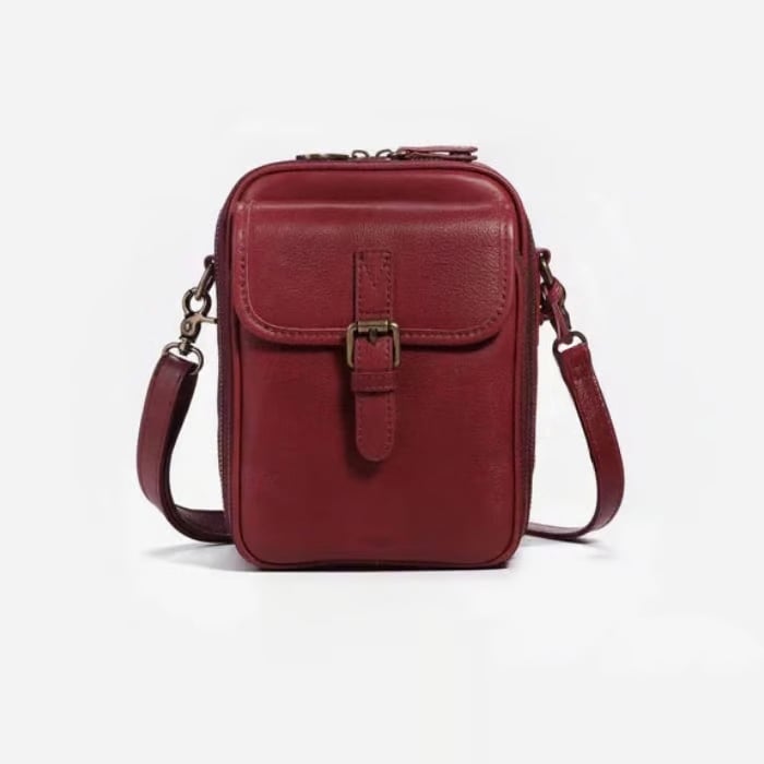 🏆NYÅRSREA 49 % RABATT👍🔥 Crossbody-väska i läder