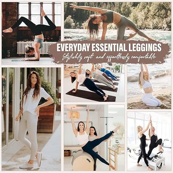 🔥Enfärgade träningsleggings för damer