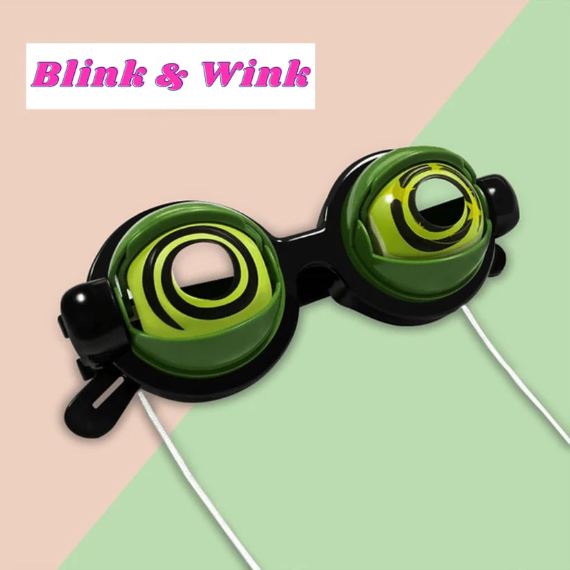 🎉🎉🤣Roliga glasögon med blinkande ögon