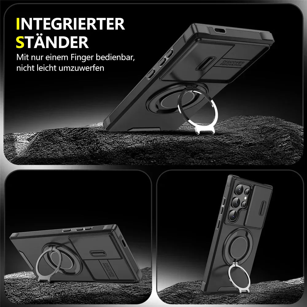 📱Premium-skyddsfodral med stativfunktion för Samsung Galaxy S-serien