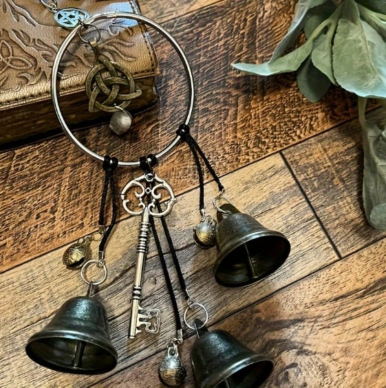 🧙‍♀️🔔Handgjorda häxklockor för att skydda hemmet