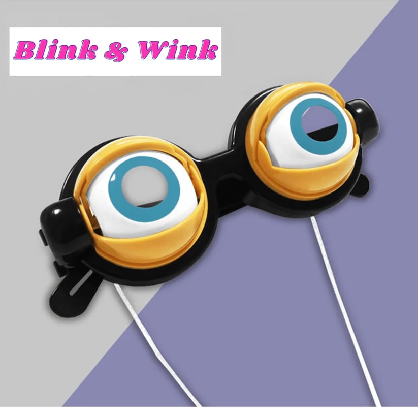 🎉🎉🤣Roliga glasögon med blinkande ögon
