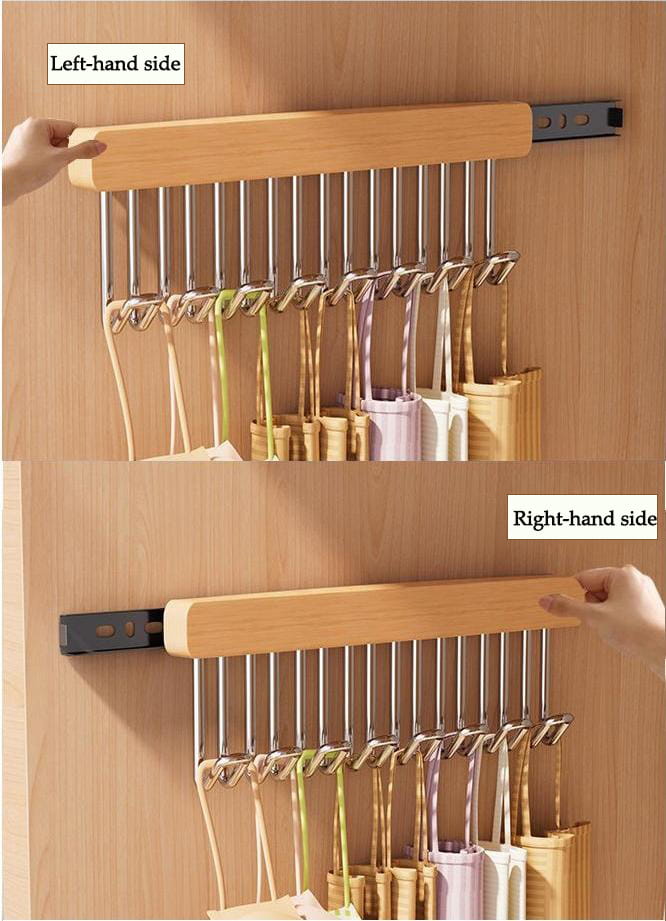 🌿Premium utdragbar klädhängare i trä