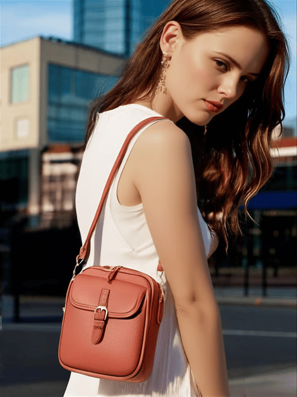 🏆NYÅRSREA 49 % RABATT👍🔥 Crossbody-väska i läder