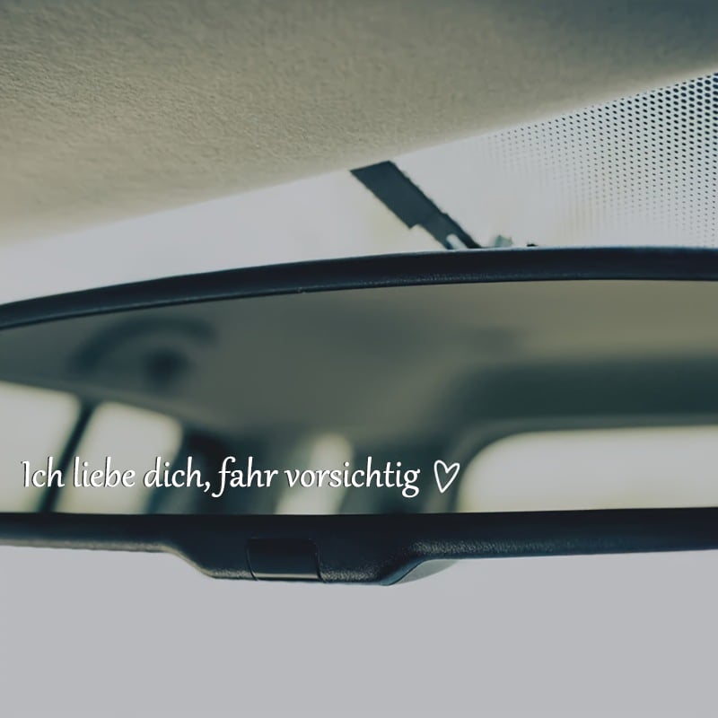 ✨KÖP 1, FÅ 1 GRATIS💓 "Jag älskar dig, kör försiktigt"-klistermärken (4 stycken