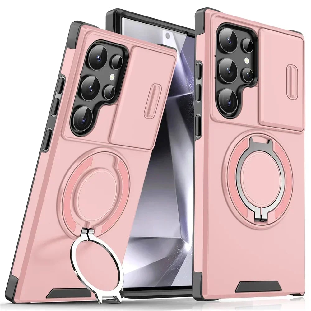 📱Premium-skyddsfodral med stativfunktion för Samsung Galaxy S-serien