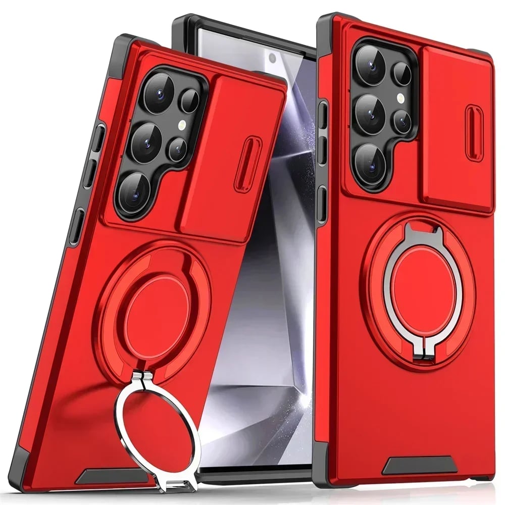 📱Premium-skyddsfodral med stativfunktion för Samsung Galaxy S-serien