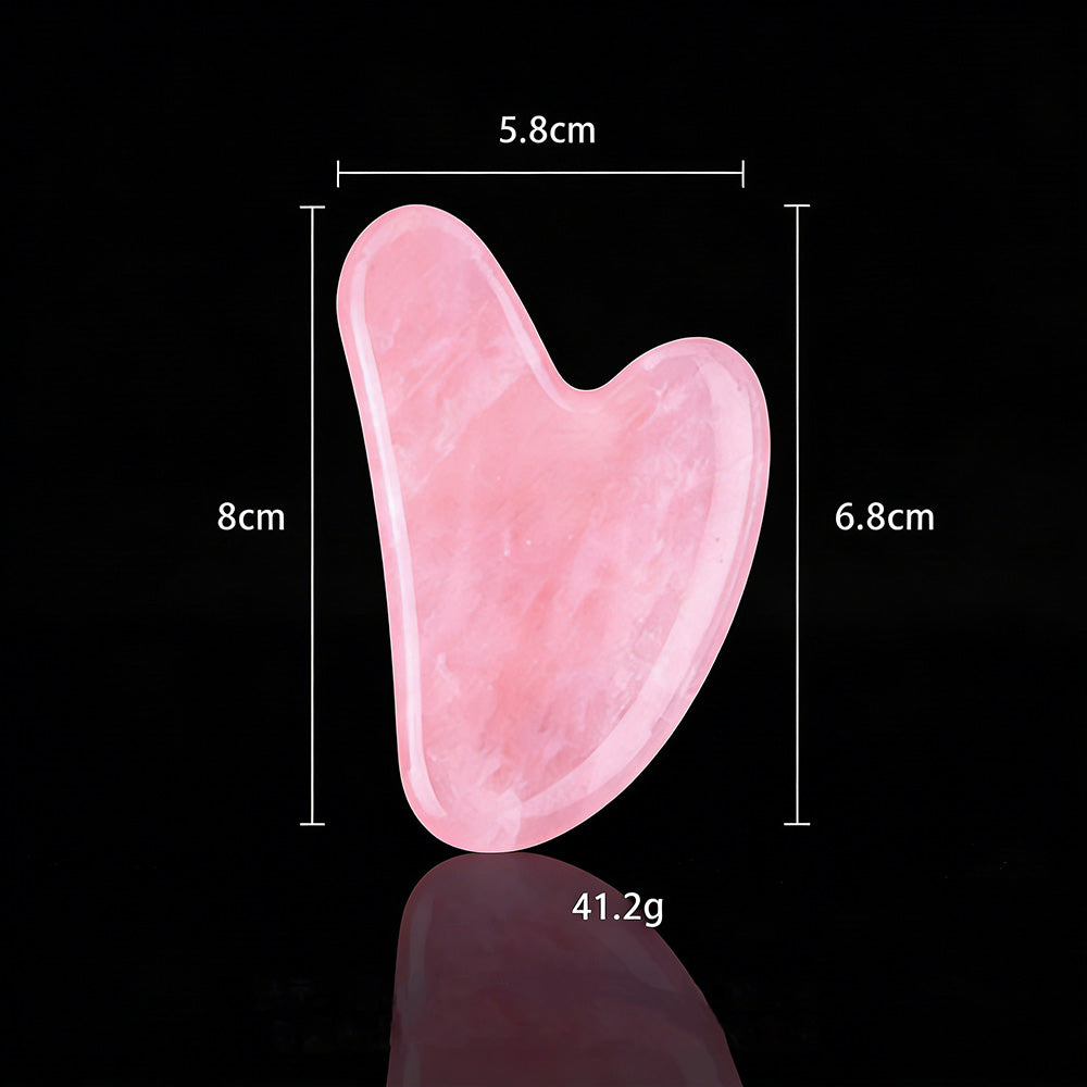 🔥Köp 1 få 1 gratis💖Gua Sha-massager i naturkristall i hjärtform – Gua Sha-verktyg för hela kroppen, för ansikte, hals och kropp