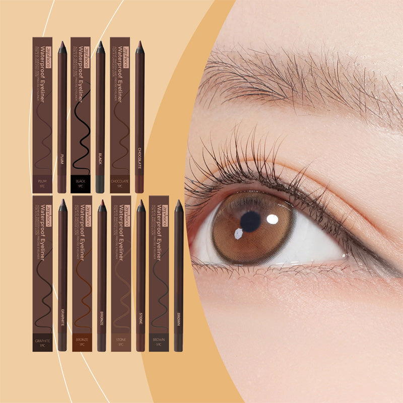 🔥Köp 1 få 1 gratis🔥Vattentålig och Långvarig Eyelinerpenna i Gelformula