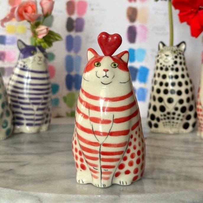 ⏳ Begränsad tid special ⏰ Polka Dot Cat Vase