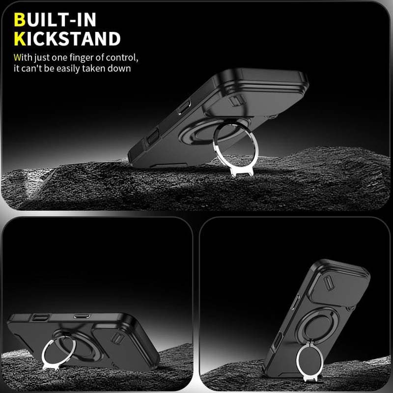 🔥 SISTA DAGENS ERBJUDANDE – 50 % RABATT 🔥 Magnetiskt mobilskal med ringstativ för iPhone