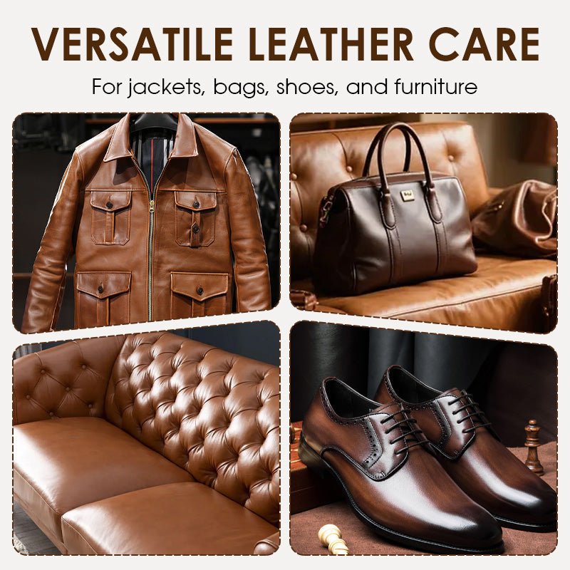 🔥Het försäljning🔥2-i-1 läderrengöringsmedel och balsa