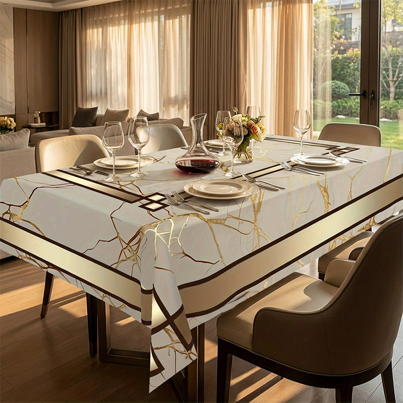 ⏳Tidsbegränsad 50% rabatt⏰Vattentät duk med marmortryck