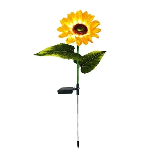 🌻☀️ Vattentäta solcellslampor – Realistiska kronblad, IP65 väderbeständiga och automatiskt lysande i 8–12 timmar ☀️🌻