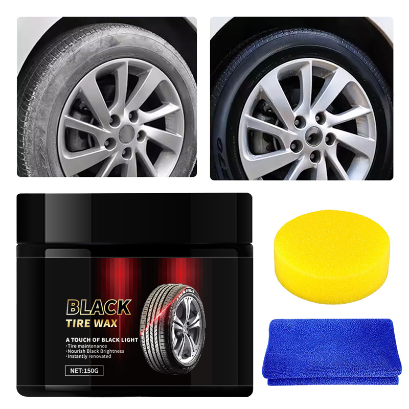 🚗Kit med snabbverkande däckglans och skyddsvax👍✨