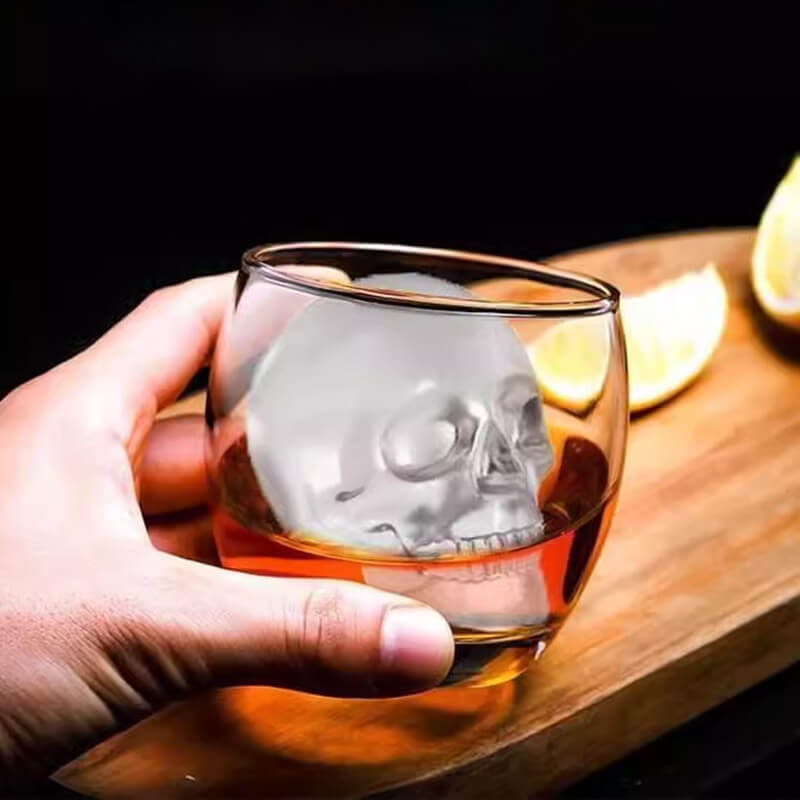 🧊Dödskalleformade isbitar